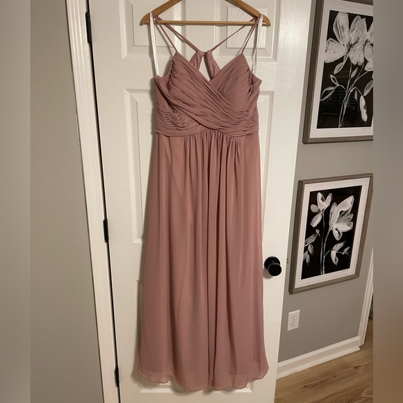 Azazie Dresses & Skirts - Azazie Haleigh bridesmaids dress in Dusty Rose